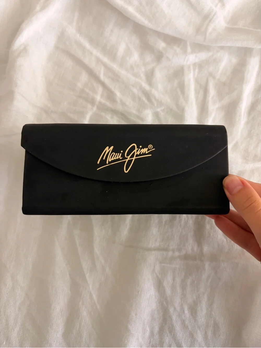 MAUI JIM Black Aviator Sunglasses - Dark Smoke Lenses